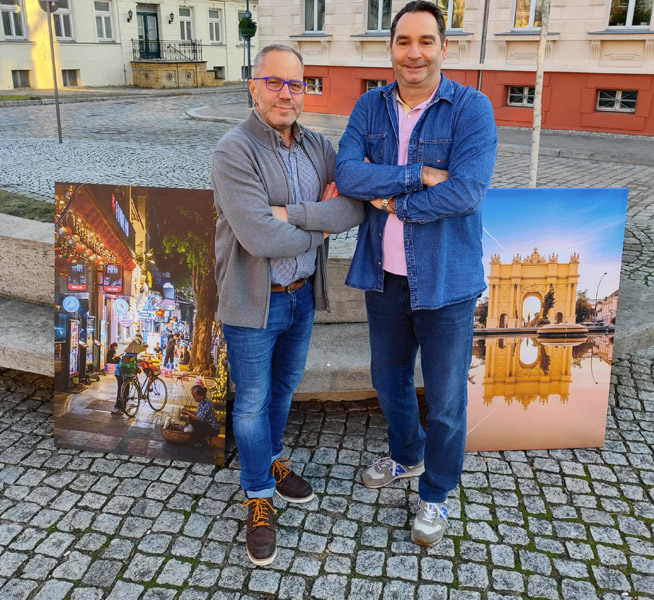 Dirk Pagels (links) und Guido Gehrmann, Foto: Stadt Teltow