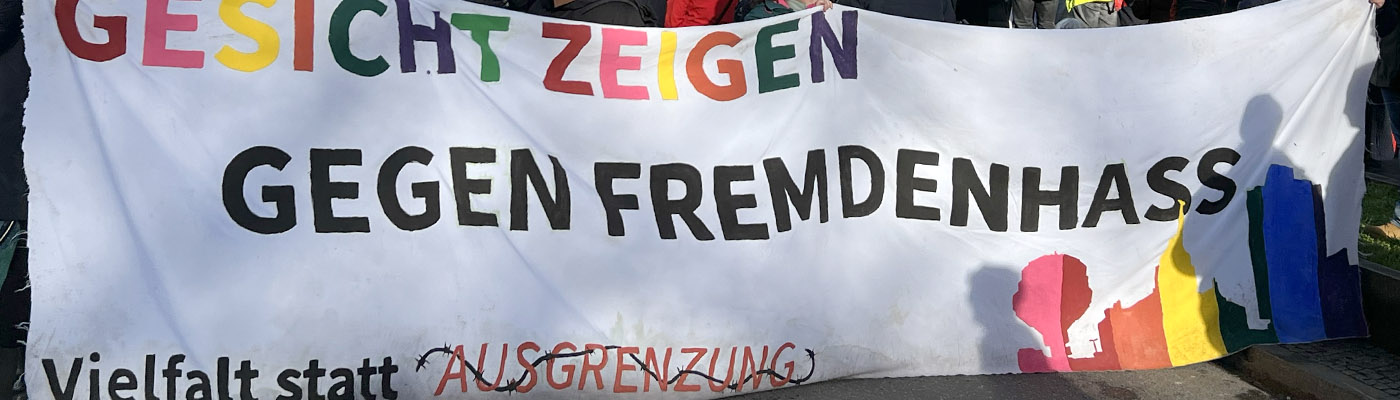 Gesicht zeigen gegen Fremdenhass